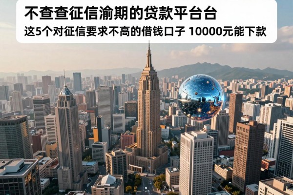 不查征信逾期的贷款平台，讲说​这5个对征信要求不高的借钱口子10000元能下款