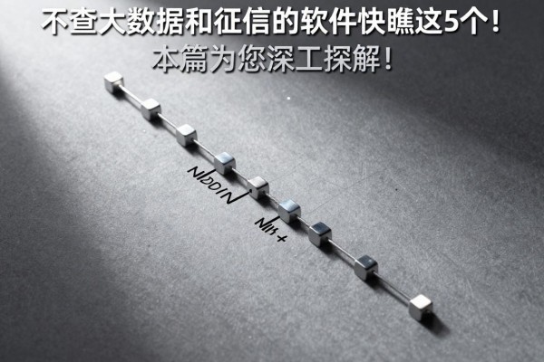 不查大数据和征信的软件快瞧这5个！本篇为您深入了解！