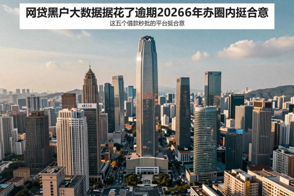 网贷黑户大数据花了逾期2026年圈内证实，这五个借款秒批的平台挺合意