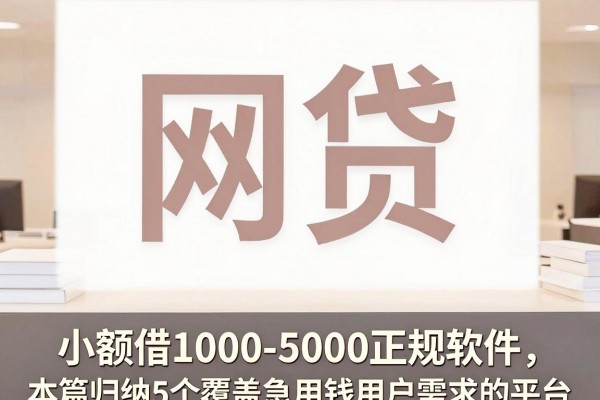 小额借1000-5000正规软件，本篇归纳5个覆盖急用钱用户需求的平台