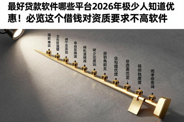 最好用贷款软件有哪些平台2026年极少人知道的优惠!必览这五个借钱对资质要求不高软件
