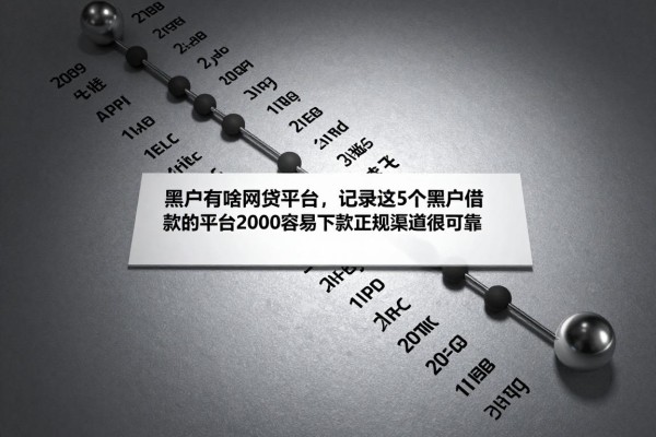 黑户有啥网贷平台，记录这5个黑户借款的平台2000容易下款正规渠道很可靠