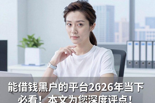 能借钱黑户的平台2026年当下必看！本文为您深度评点！