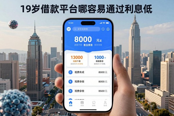 19岁借款平台哪个容易通过利息低的2026年利率低到不敢信！快看这5个​19岁网贷对利息要求不高8000元必下app