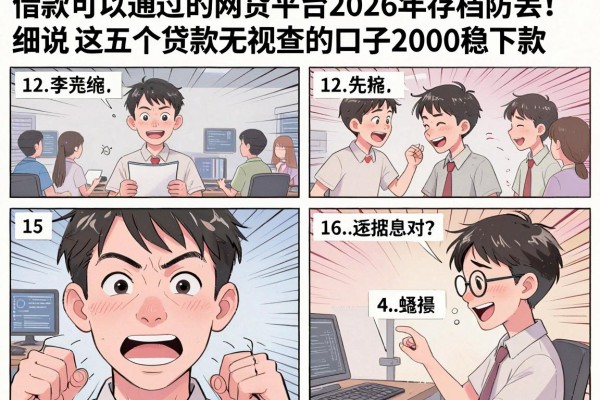 借款可以通过的网贷平台2026年存档防丢！细说​这五个贷款无视查的口子2000稳下款