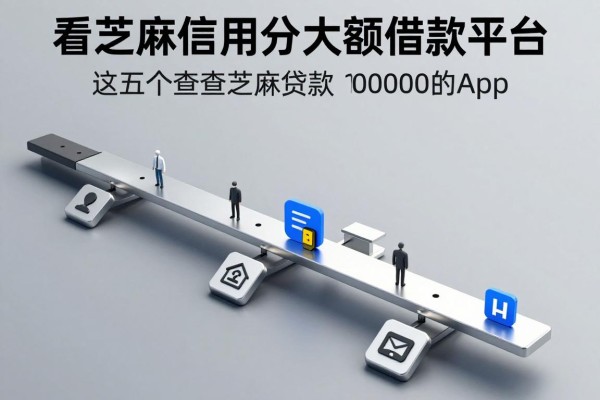 看芝麻信用分的大额借款平台,同时介绍这五个查芝麻分贷款10000的app