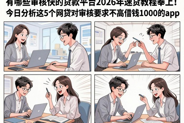 有哪些审核快的贷款平台2026年速贷教程奉上！今日分析这5个网贷对审核要求不高借钱1000的app