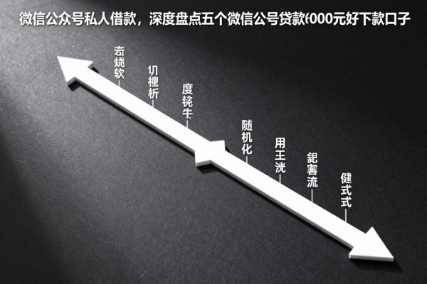 微信公众号私人借款，深度盘点五个微信公众号贷款6000元好下款口子