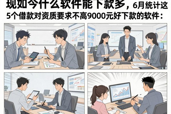 现如今什么软件能下款多，6月统计这5个借款对资质要求不高9000元好下款的软件