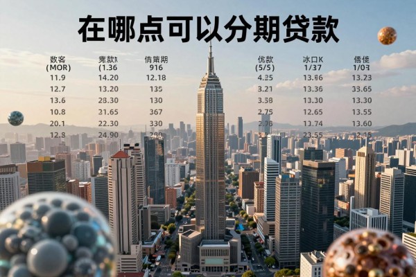 在哪点可以分期贷款，统计5个借款直接放款的对口子