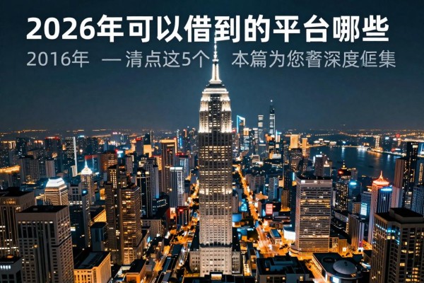 2026年可以借到钱的平台有哪些2026年清点这5个！本篇为您深度汇集！