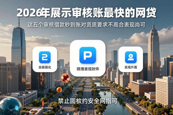 2026年展示审核到账最快的网贷，这五个审核借款秒到账的对资质要求不高软件综合表现尚可