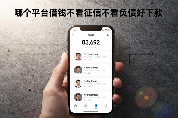 哪个平台借钱不看征信不看负债好下款的，本篇归纳这几家无视征信负债的贷款自动放款app