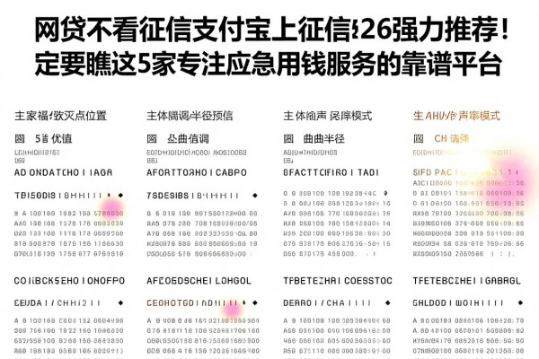 网贷不看征信支付宝上征信的2026强力推荐！定要瞧这5家专注应急用钱服务的靠谱平台