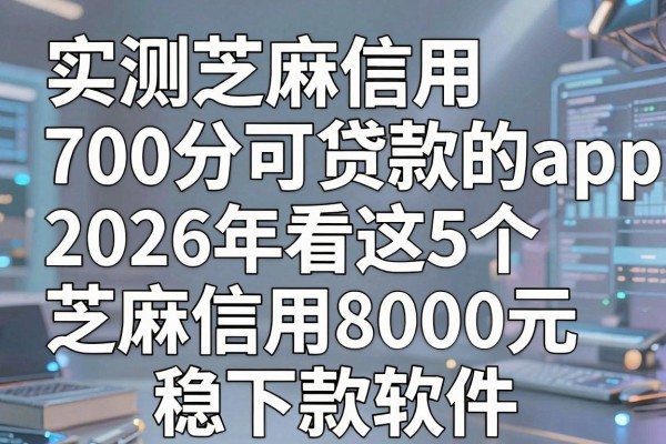 实测芝麻信用700分可贷款的app！2026年且看这5个​芝麻信用8000元稳下款软件