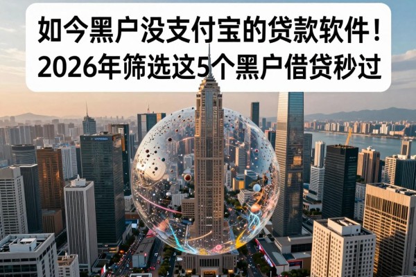 如今黑户没支付宝的贷款软件！2026年筛选这5个黑户借钱秒过对征信要求不高软件