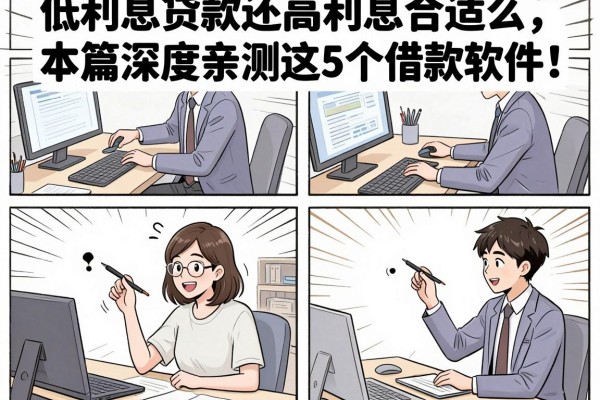 低利息贷款还高利息合适么，本篇深度亲测这5个借款软件！