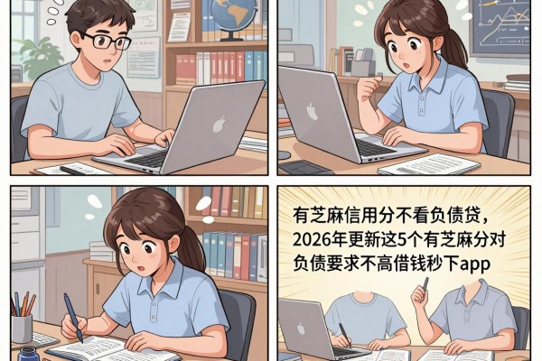 有芝麻信用分不看负债贷，2026年更新这5个有芝麻分对负债要求不高借钱秒下app