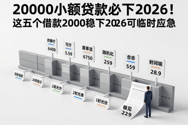 2000的小额贷款必下2026！这五个借款2000稳下2026的软件可临时应急