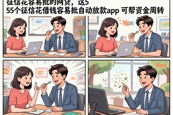 征信花容易批的网贷，这5个征信花借钱容易批自动放款app可帮资金周转