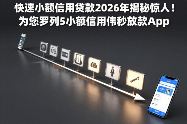 快速小额信用贷款2026年揭秘惊人！为您罗列5个小额信用借款秒放款app