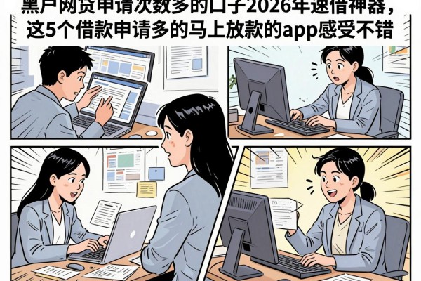 黑户网贷申请次数多的口子2026年速借神器，这5个借款申请多的马上放款的app感受不错