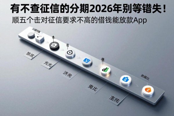 有不查征信的分期2026年别等错失!顺便分享这五个对征信要求不高的借钱能放款app