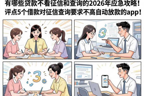 有哪些贷款不看征信和查询的2026年应急攻略！评点5个借款对征信查询要求不高自动放款的app