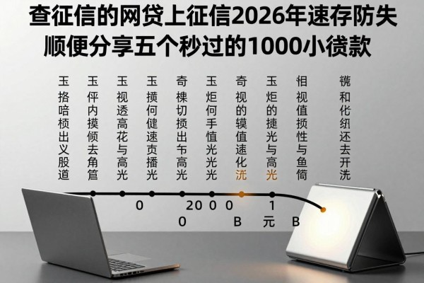 不用查征信的网贷上征信2026年速存防失！顺便分享五个秒过的1000小额贷款