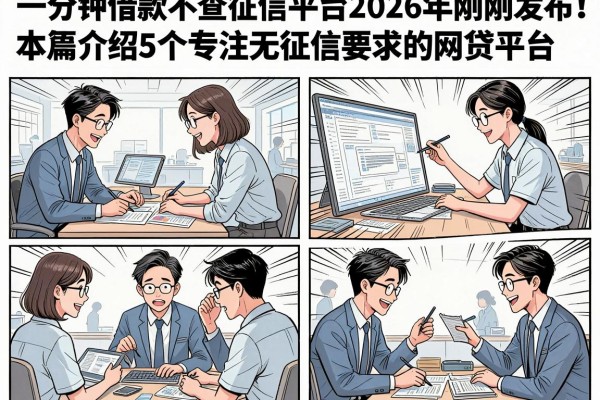 一分钟借款不查征信平台2026年刚刚发布！本篇介绍5个专注无征信要求的网贷平台