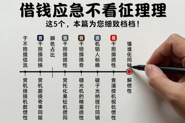 借钱应急不看征信理总结这5个，本篇为您细致归档！