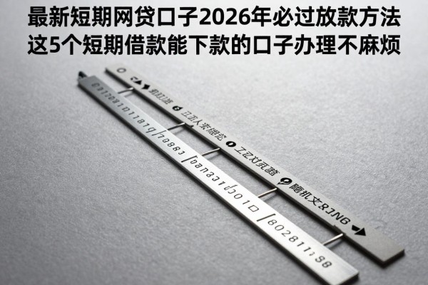 最新短期网贷口子2026年必过放款方法，这5个短期借款能下款的口子办理不麻烦