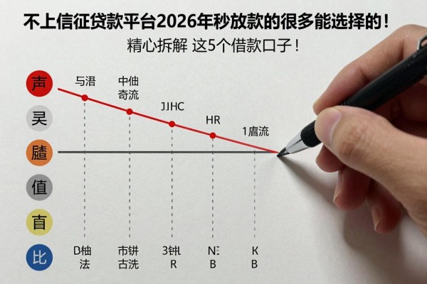 不上信征贷款平台2026年秒放款的有很多能选择的！，本篇精心拆解​这5个借款口子！