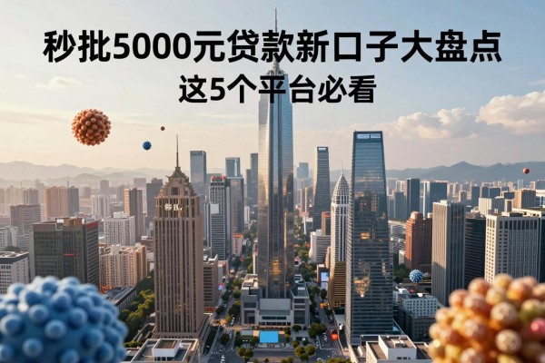秒批5000元！本月最新贷款新口子大盘点，这5个平台必看