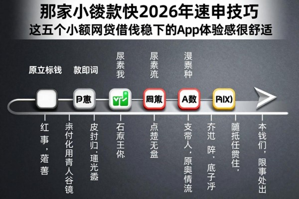 那家小额贷款快2026年速申技巧，这五个小额网贷借钱稳下的app体验感很舒适