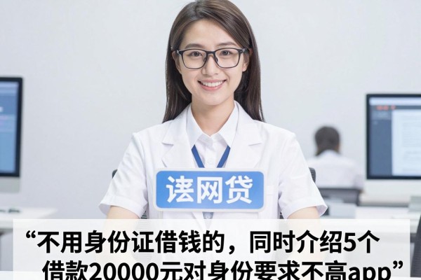 不用身份证借钱的,同时介绍5个借款20000元对身份要求不高app