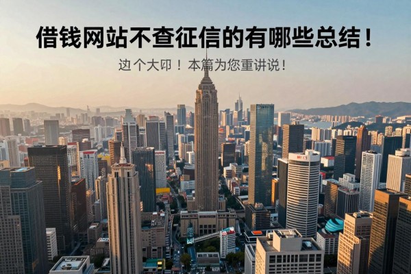 借钱网站不查征信的有哪些总结这5个！本篇为您隆重讲说！