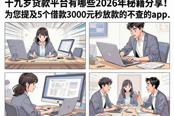 十九岁贷款平台有哪些2026年秘籍分享！为您提及5个借款3000元秒放款的不查的app