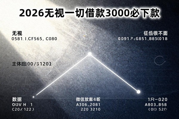 2026无视一切借款3000必下款，顺便挑选这5个2026贷款3000必下款对征信要求不高微信放款软件