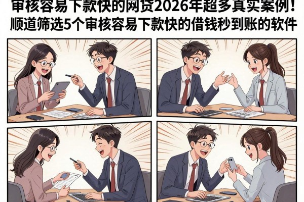 审核容易下款快的网贷2026年超多真实案例！顺道筛选5个审核容易下款快的借钱秒到账的软件