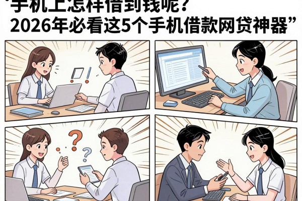 手机上怎样借到钱呢？2026年必看这5个手机借款网贷神器