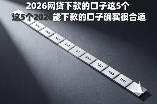 2026网贷下款的口子，这5个2026借款能下款的口子确实很合适