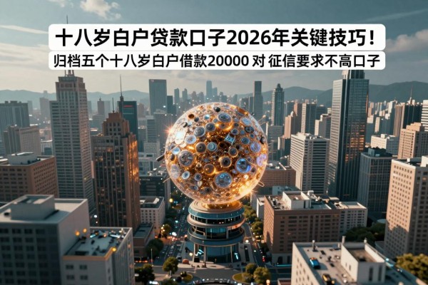 十八岁白户贷款口子2026年关键技巧！归档五个十八岁白户借款20000对征信要求不高口子