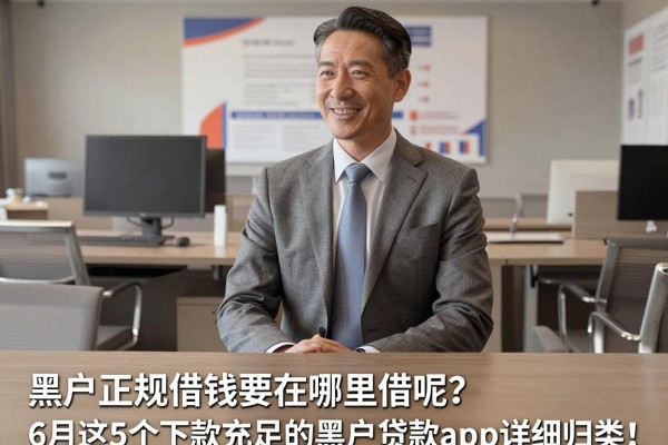 黑户正规借钱要在哪里借呢？6月这5个下款充足的黑户贷款app详细归类！