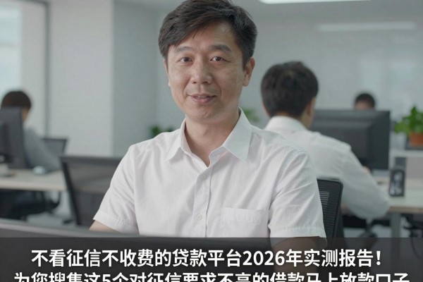 不看征信不收费的贷款平台2026年实测报告！为您搜集这5个对征信要求不高的借款马上放款口子