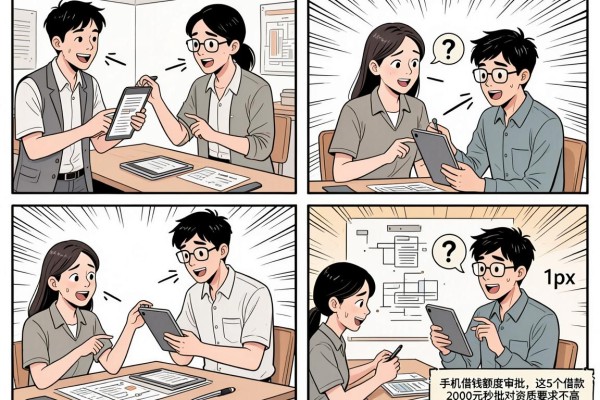 手机借钱额度审批，这5个借款2000元秒批对资质要求不高app可临时周转使用