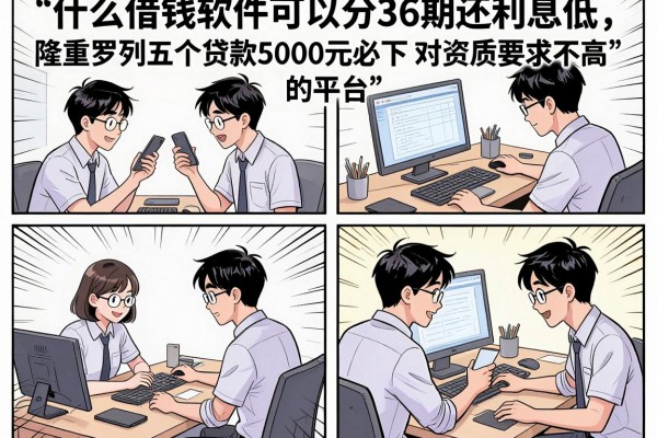 什么借钱软件可以分36期还利息低，隆重罗列五个贷款5000元必下 对资质要求不高 的平台