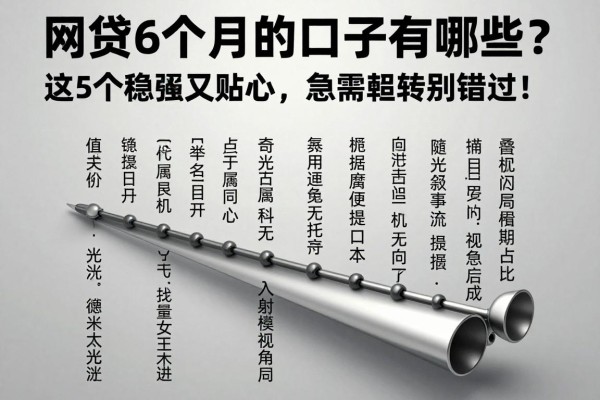 网贷6个月的口子有哪些？这5个稳妥又贴心，急需周转别错过！