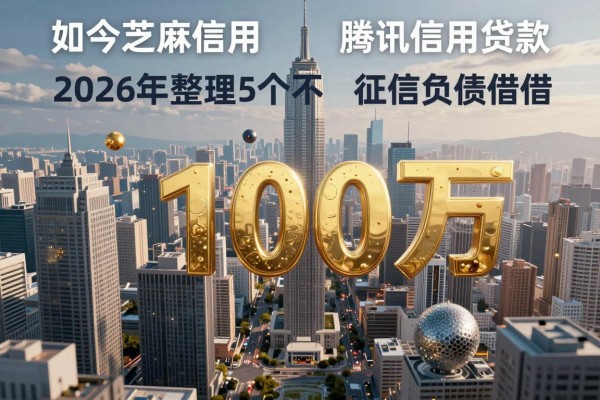 如今芝麻信用 腾讯信用贷款，2026年整理这5个不看征信负债借10万