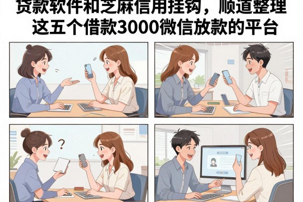 贷款软件和芝麻信用挂钩，顺道整理这五个借款3000微信放款的平台
